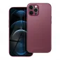 Apple iPhone 12 Pro Max Case Roar Matte Glass Stylish  Claret 