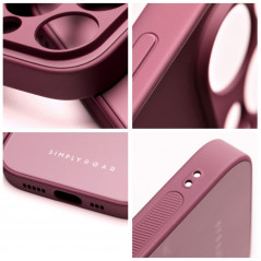 Apple iPhone 11 Pro Max Case Roar Matte Glass Stylish  Claret 