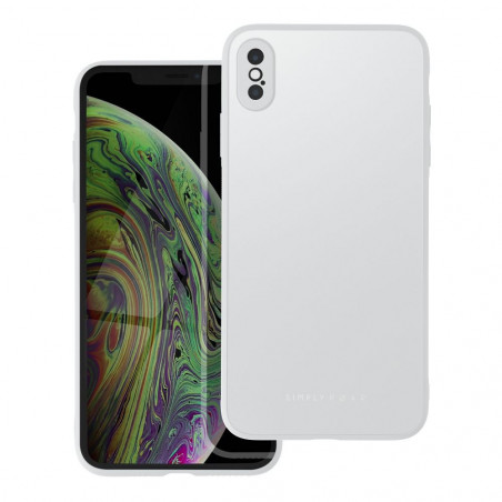 Apple iPhone X Case Roar Matte Glass Stylish  Steel