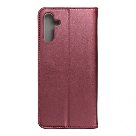 Samsung Galaxy A13 LTE Wallet Cases Smart Magneto book Burgundy