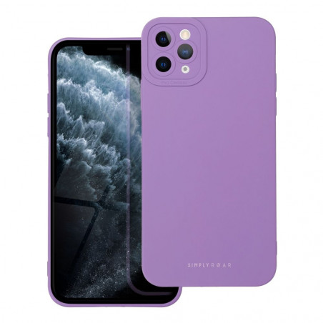 Apple iPhone 11 Pro Max Case Roar Luna Monochrome, Stylish, An aesthetic accessory  Violet 