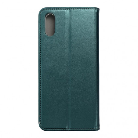 XIAOMI Redmi 9C Wallet Cases Smart Magneto book Dark green 