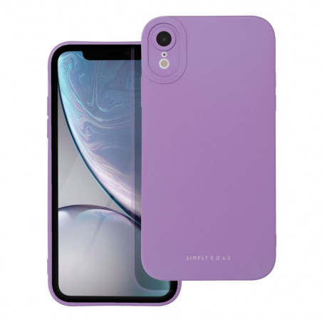 Apple iPhone XR Case Roar Luna Monochrome, Stylish, An aesthetic accessory  Violet