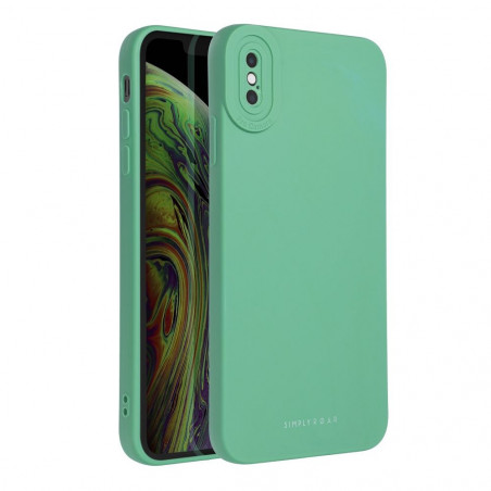 Apple iPhone XS Case Roar Luna Monochrome, Stylish, An aesthetic accessory  Green 