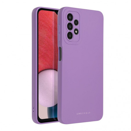 Samsung Galaxy A13 LTE Case Roar Luna Monochrome, Stylish, An aesthetic accessory  Violet