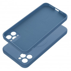 Apple iPhone 11 Pro Max Case Silicone Mag Cover MagSAFE  Blue 