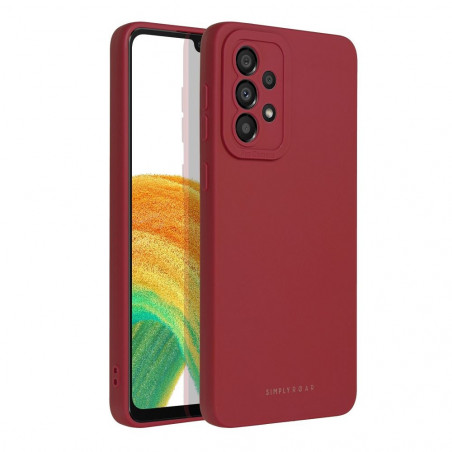 Samsung Galaxy A33 Case Roar Luna Monochrome, Stylish, An aesthetic accessory  Red