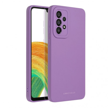 Samsung Galaxy A33 Case Roar Luna Monochrome, Stylish, An aesthetic accessory  Violet