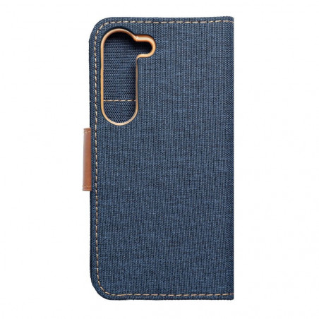 Samsung Galaxy S23 5G Wallet Cases CANVAS Book Navy blue 