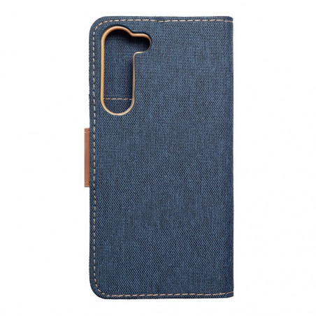 Samsung Galaxy S23 Plus 5G Wallet Cases CANVAS Book Navy blue 