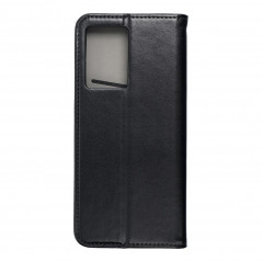 Oppo A77 Wallet Cases Smart Magneto book Black 