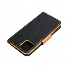 XIAOMI Redmi 10C Wallet Cases CANVAS Book Black 