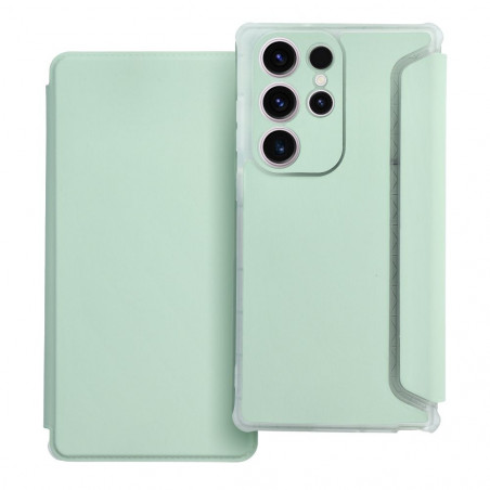 Samsung Galaxy S23 Ultra 5G Wallet Cases Piano Book Light green