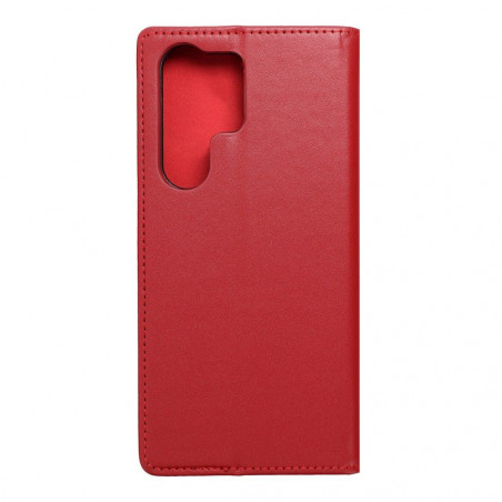 Samsung Galaxy S23 Ultra 5G Wallet Cases Leather case SMART PRO Elegant  Claret 