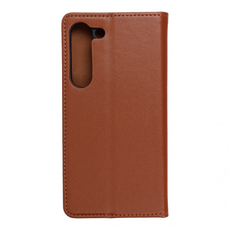 Samsung Galaxy S23 5G Wallet Cases Leather case SMART PRO Elegant  Brown