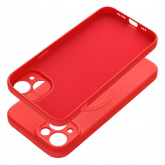 Apple iPhone 14 Case Silicone Mag Cover MagSAFE  Red 