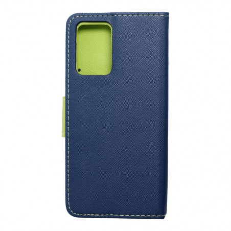 XIAOMI Redmi 10 5G Wallet Cases Fancy Book Navy / Lime 