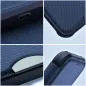 Samsung Galaxy A22 5G Wallet Cases Razor Book Carbon Fibre, Carbon pattern  Blue 