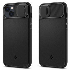 Apple iPhone 14 Case Spigen Optik Armor Black 