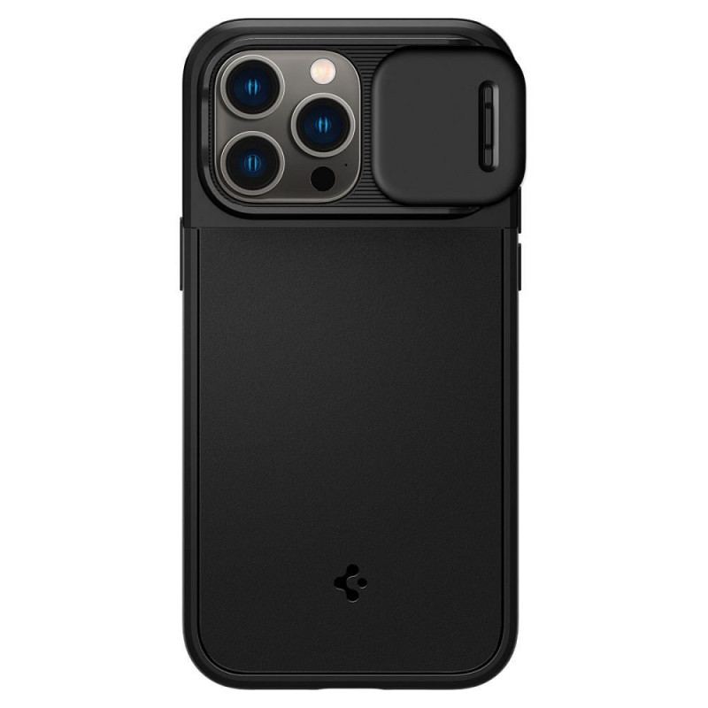 Apple iPhone 14 Pro Max Case Spigen Optik Armor Black 