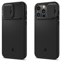 Apple iPhone 14 Pro Max Case Spigen Optik Armor Black 