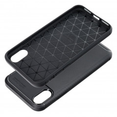 Apple iPhone X Case Carbon premium Elegant  Black 