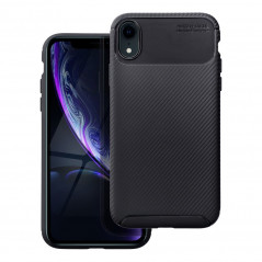 Apple iPhone XR Case Carbon premium Elegant  Black 