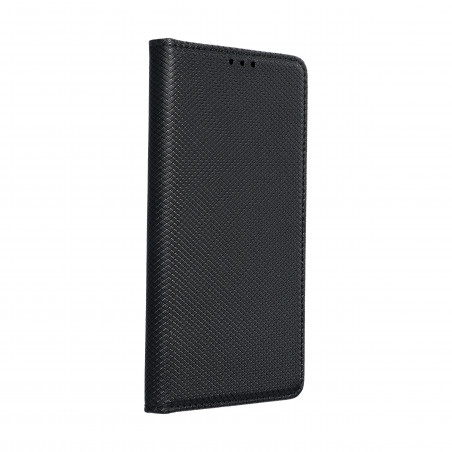 Motorola Moto E22 Wallet Cases Smart Case Book Black 