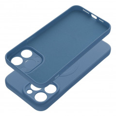 Apple iPhone 14 Pro Max Case Silicone Mag Cover MagSAFE  Blue 