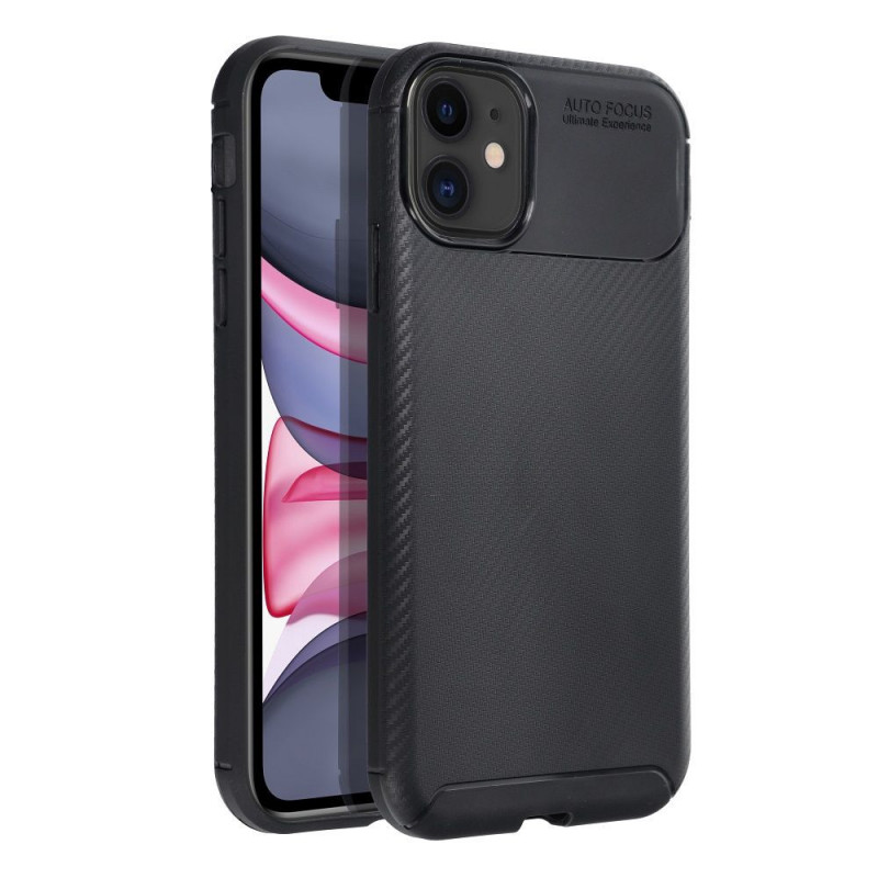 Apple iPhone 11 Case Carbon premium Elegant  Black 