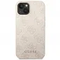 Apple iPhone 14 Plus Case Guess 4G Gold Logo Elegant  Pink 