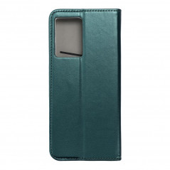 Oppo A77 Wallet Cases Smart Magneto book Dark green 