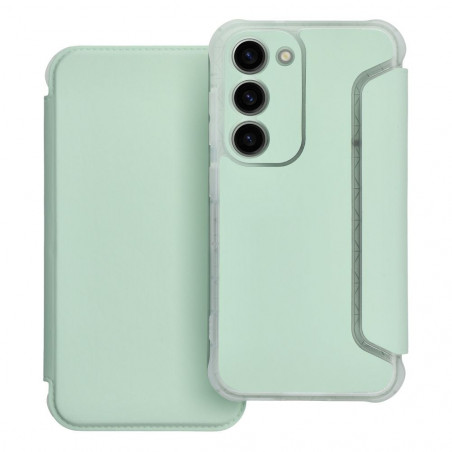 Samsung Galaxy S23 5G Wallet Cases Piano Book Light green