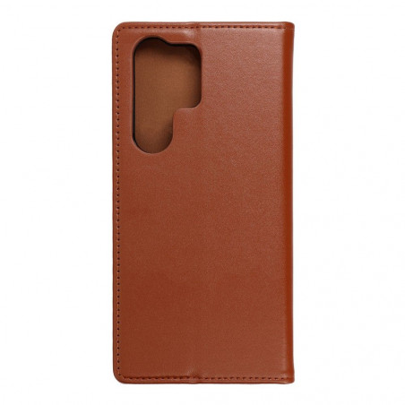 Samsung Galaxy S23 Ultra 5G Wallet Cases Leather case SMART PRO Elegant  Brown