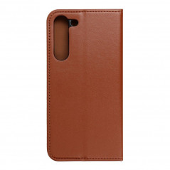 Samsung Galaxy S23 Plus 5G Wallet Cases Leather case SMART PRO Elegant  Brown