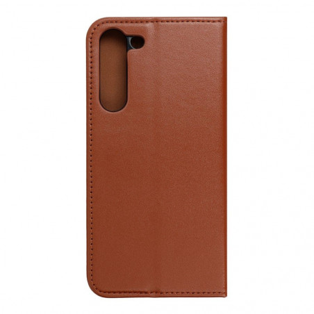 Samsung Galaxy S23 Plus 5G Wallet Cases Leather case SMART PRO Elegant  Brown