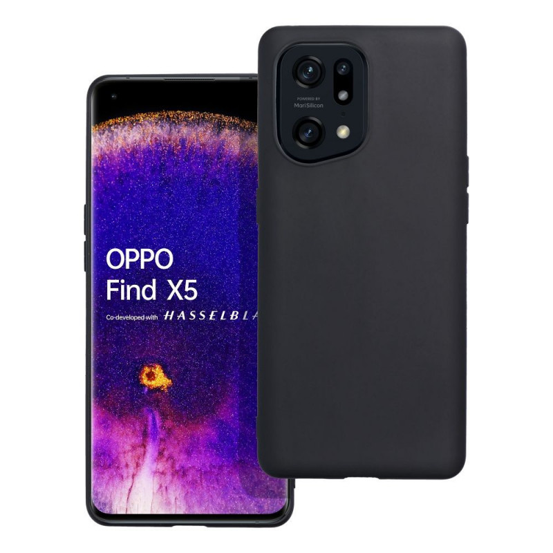 Oppo Find X5 Case MATT Black 