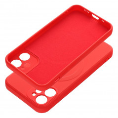 Apple iPhone 12 mini Case Silicone Mag Cover MagSAFE  Red 