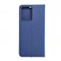 XIAOMI Redmi Note 12 4G Wallet Cases LUNA Book Carbon Carbon Fibre, Elegant  Blue 