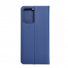 XIAOMI Redmi Note 12 5G Wallet Cases LUNA Book Carbon Carbon Fibre, Elegant  Blue 