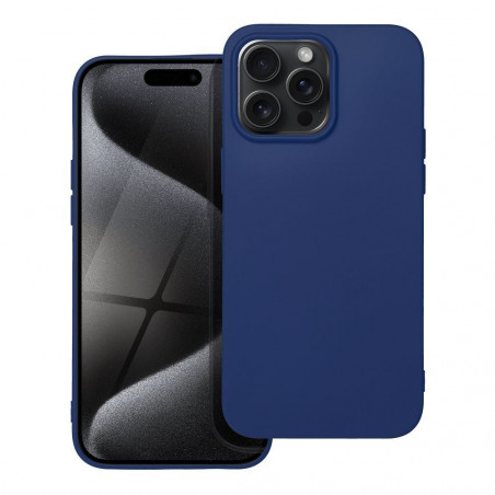 Apple iPhone 15 Pro Max Case Soft Dark blue 