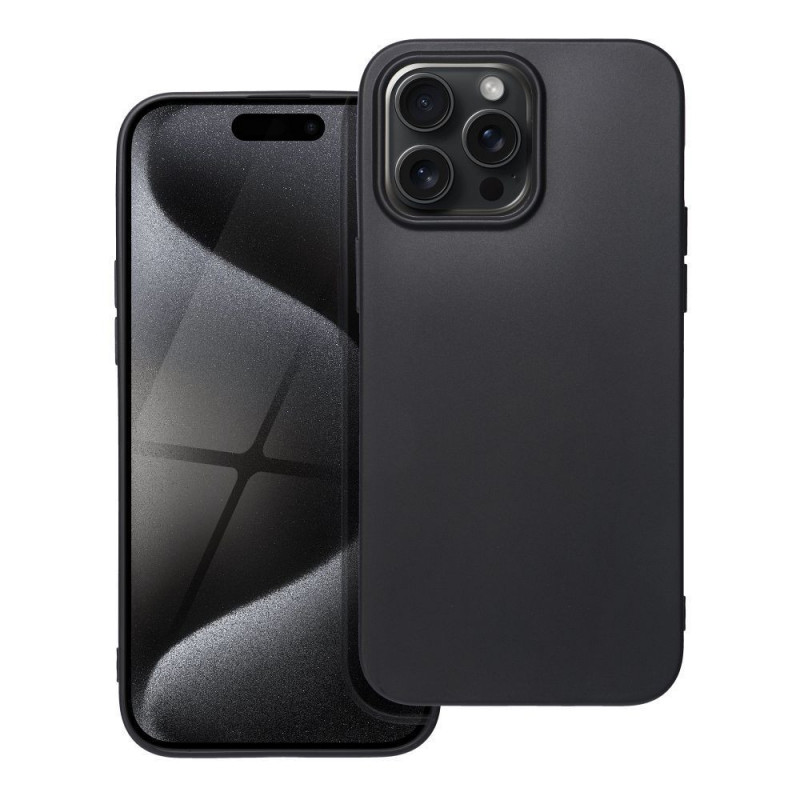 Apple iPhone 15 Pro Max Case Soft Black 