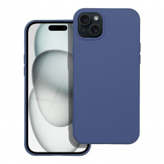 Apple iPhone 15 Plus Case Silicone Elegant  Blue 