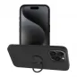 Apple iPhone 15 Pro Max Case Silicone ring Black 