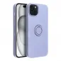 Apple iPhone 15 Plus Case Silicone ring Violet 