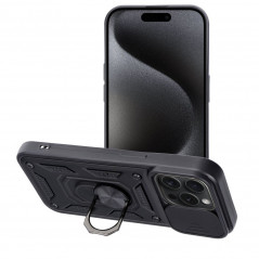 Apple iPhone 15 Pro Case Slide Armor Black 