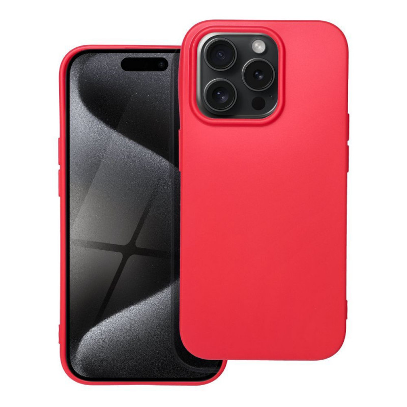 Apple iPhone 15 Pro Case Soft Red 