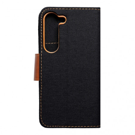 Samsung Galaxy S23 5G Wallet Cases CANVAS Book Black 