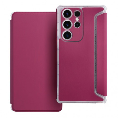 Samsung Galaxy S23 Ultra 5G Wallet Cases Piano Book Magenta 