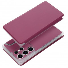 Samsung Galaxy S23 Ultra 5G Wallet Cases Piano Book Magenta